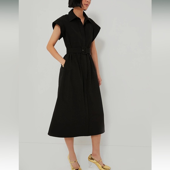 Tuckernuck Black Chloe Dress Size XS NEW NO BELT - Picture 3 of 12